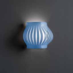 [D25A/BY/B] Applique Balcony Blu Pastello Cm. 33 x 17 x 25 h