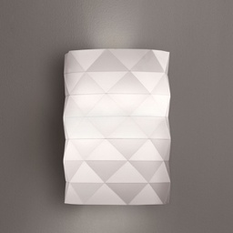 [PRISMA/A/W] Applique Bianco Cm. 22 x 11 x 32h