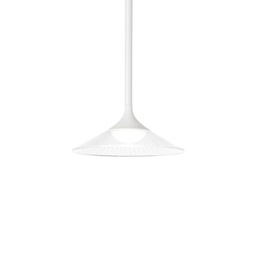 [8021696256429] Lampada a sospensione bianco D 180 x H min 530 - max 1870 mm