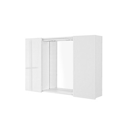 [BR606105] Specchiera bagno due ante Bianco 91x17x h61 cm