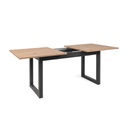 (2c) Tavolo moderno salotto cucina allungabile quercia cm 160-200 x 90(DENVER50)