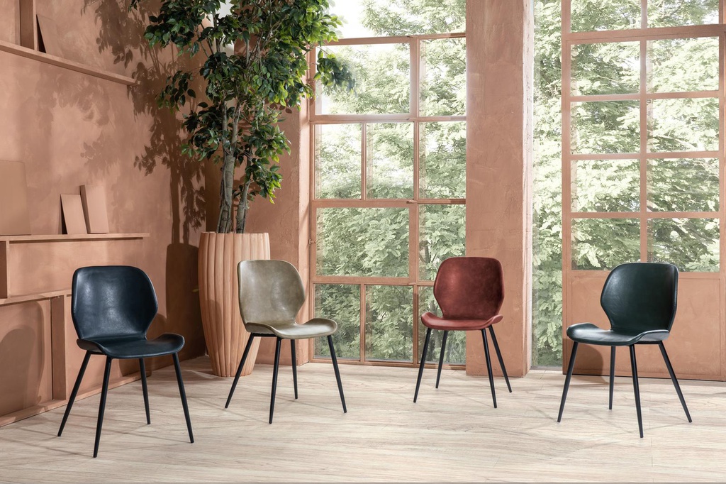 4x Sedia in Soft-Touch 55cm x 45cm x 83cm