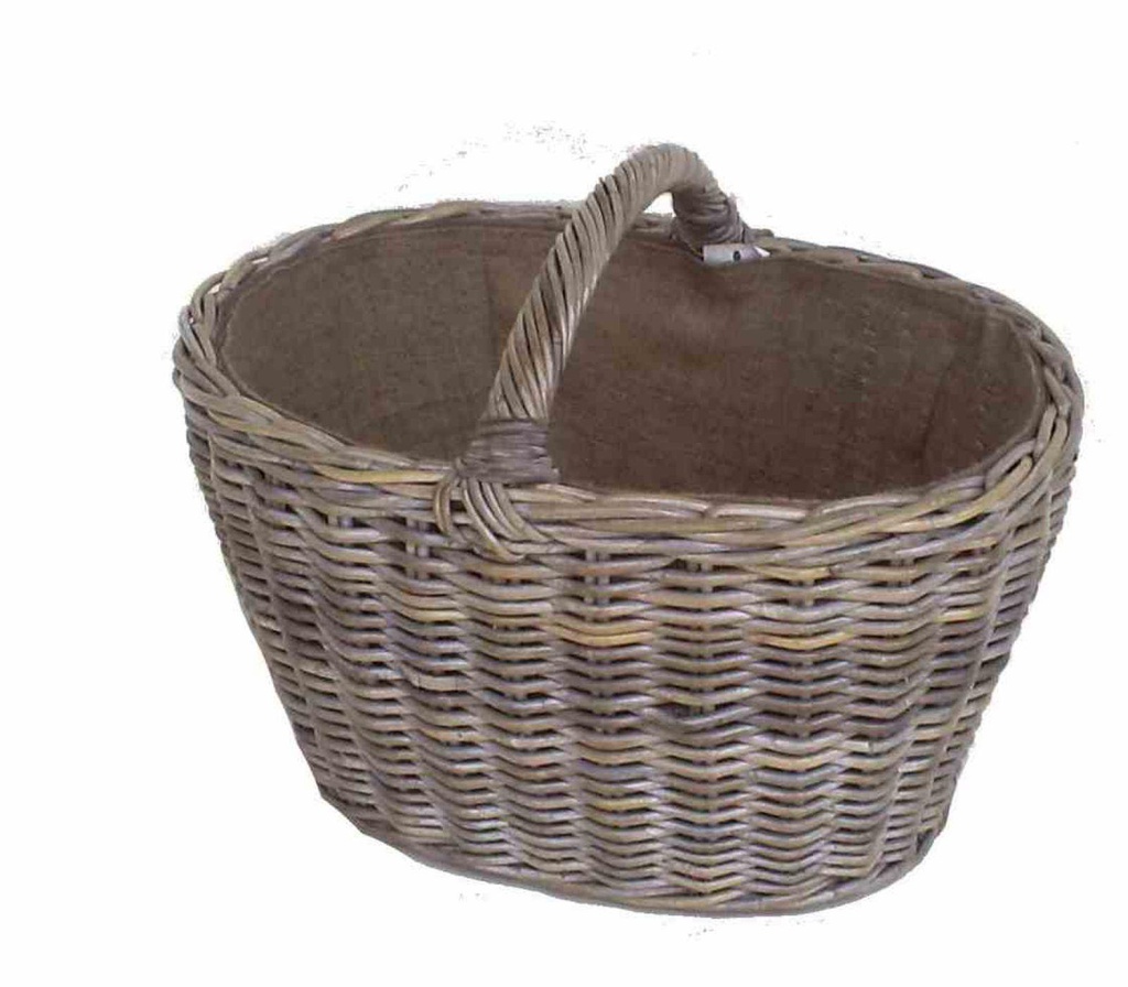 Cesto cloe ovale gr cm 64x47h47/37 c/fodera juta