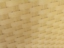 Cesto vimini intreccio rosso naturale rettangolare cm53x38h13