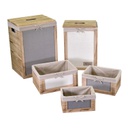 Cestone  legno brenda 1-2 c-cassetti 1-3bottone rettangolare cm40x31h55