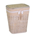 Cestone  rattan emanuele naturale rettangolare cm41x31h54