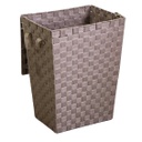 Cestone poliestere tortora rettangolarecm 40x30h53