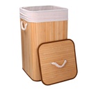 Cestone bambu naturale cm 35x35h60
