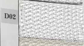Cestone poliestere 1-3 bianco foderato rettangolare cm 40x30h55