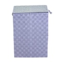 Cestone poliestere 1-3 grigio foderato rettangolare cm 40x30h55