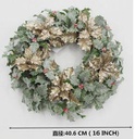 Coroncina con pungitopo oro cmø26/40