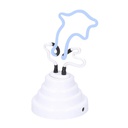 Delfino azzurro luce neon cm 10x13h21