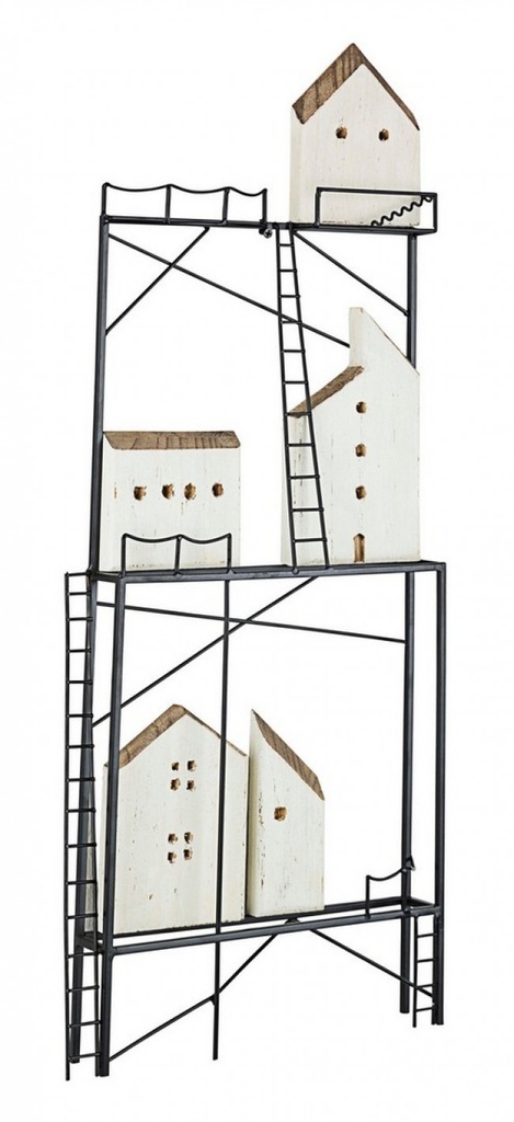 Decorazione parete in legno Housing