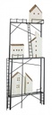 Decorazione parete in legno Housing