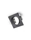 Faretto da Incasso Quadrato Jura 1xGU10 Nero 8x8 cm Trio Lighting