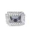 Faretto da Incasso Dolomite 1xGU10 Cromo Con Kristallglas 10x10 cm Trio Lighting
