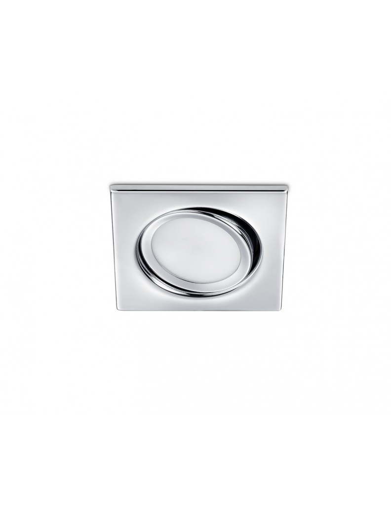 Faretto da Incasso Led 5w Orientabile 8x8cm Rila Cromo Trio Lighting