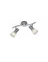 Faretto da Soffitto 2 Spot E14 Orientabili Levisto Nichel Trio Lighting
