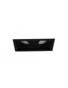 Faretto da Incasso Rettangolare Kenai 2xGU10 Nero L17 cm Trio Lighting