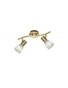 Faretto da Soffitto 2 Spot E14 Orientabili Levisto Ottone Trio Lighting