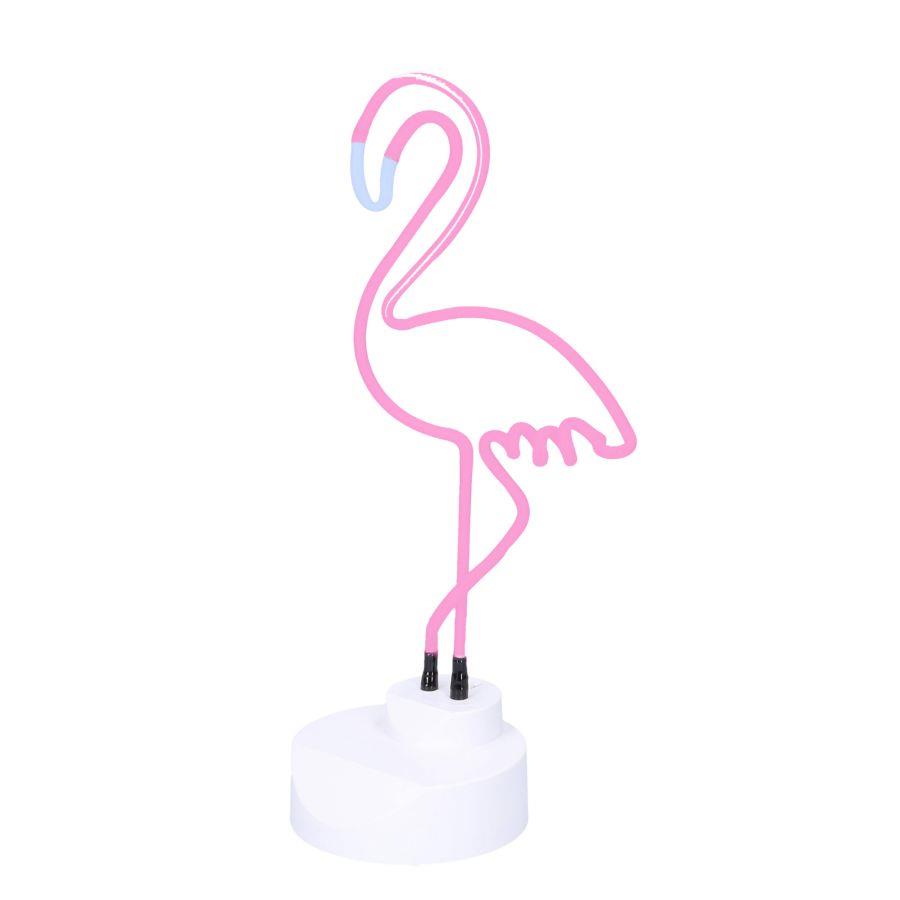 Fenicottero rosa luce neon cmø14h42
