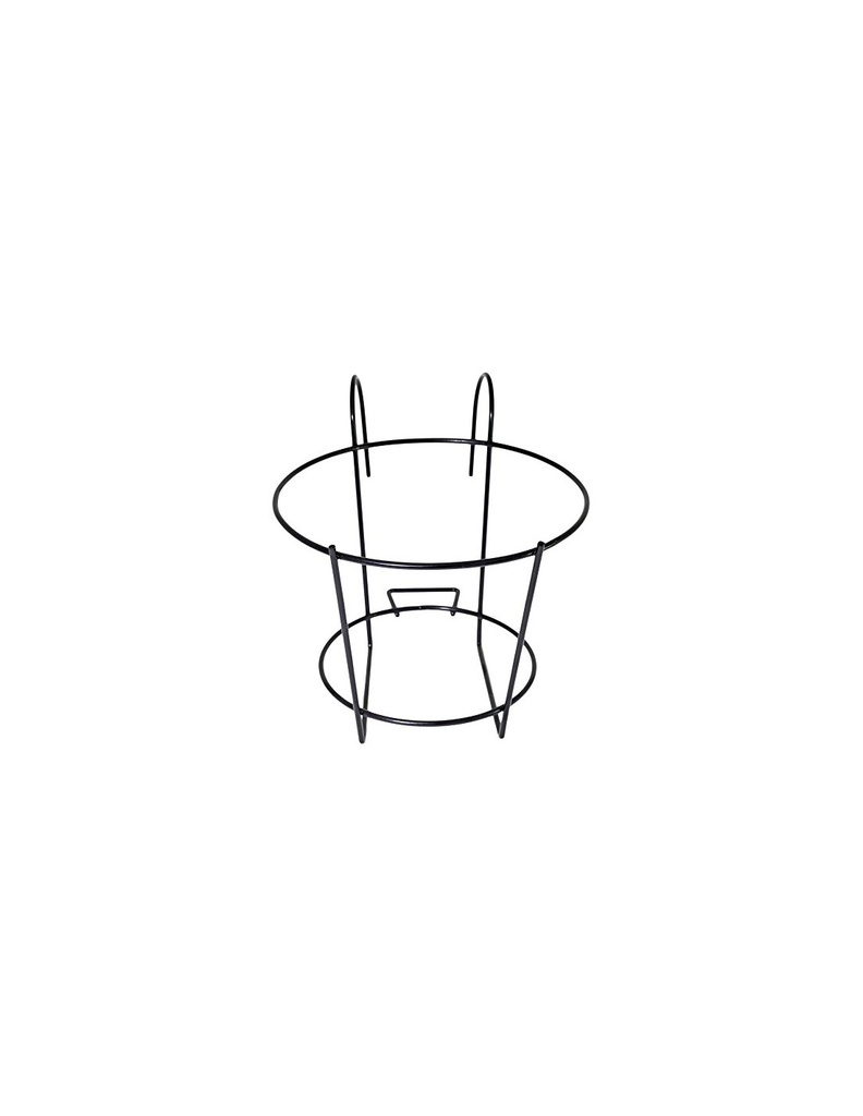Fioriera balcone nera 22cm