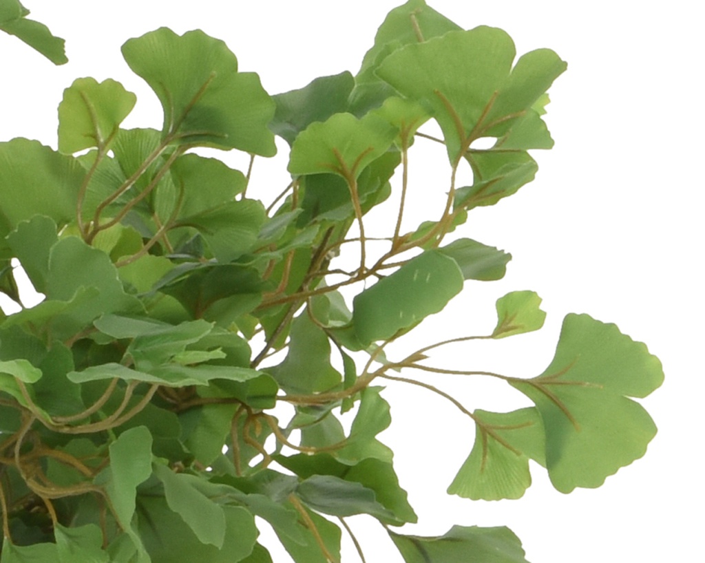 Gingko pianta in plastica con vaso 82x60x150h cm