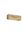 Lampada Parete Rettangolare Legno Naturale Brad Doppia Emissione Led Trio Lighting