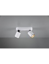 Lampada Soffitto 2 Faretti Spot GU10 Orientabile Pago Bianco Moderno  Trio Lighting