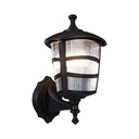 Lampada a parete abs nera triangolare MDL3114