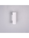 Lampada da Parete Cilindro Bianco Marley Doppia Luce Sopra e Sotto Trio Lighting
