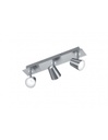 Lampada da Soffitto 3 Spot Led Orientabili Narcos Nichel Trio Lighting