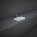 Lavabo sottopiano ovale variant 55x41 cm bianco