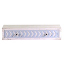 Mensola legno cipro con cassetto cm 80x21h16