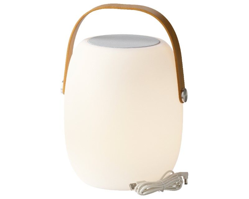Altoparlante LED da esterno bianco caldo