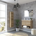 Mobile Bagno Sospeso Cotton/Clint (Da Montare)cm 64x80x45