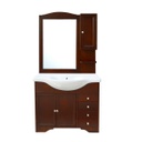 Mobile bagno Monique con lavello integrato e specchio 85 cm