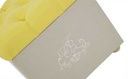 Mobile cassapanca giallo-grigia st-0501cm. 50 x 43 x 45