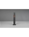 Paletto Basso Giardino 1xGU10 Roya Antracite IP44 Sensore Movimento Trio Lighting