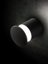 Palo in Alluminio Pressofuso con Diffusore Opalino - Illuminazione LED 9W - Luce Naturale - IP65 caffe'