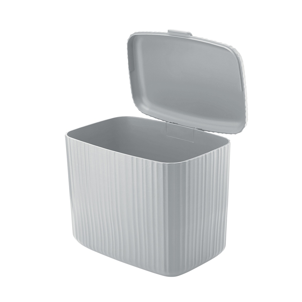 Pattumiera organico Guzzini Bio Wasty grigio opaco