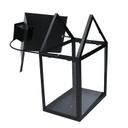Lanterna metallo 1-3 nero cm 27x18