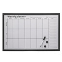 Lavagna magnetica agenda con pennarellocm 60x40x1