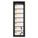 Lavagna magnetica emoji con pennarello cm 20x60x1