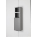 Pensile bagno anta Reversibile Grigio Pastello 30x25x h115 cm