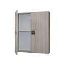 Pensile bagno multiuso olmo 2 ante con ripiano interno 60x17xh.70 cm(BLANCAPENSILE60OL) EFFEZ