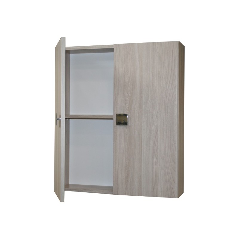 Pensile bagno multiuso olmo 2 ante con ripiano interno 60x17xh.70 cm(BLANCAPENSILE60OL) EFFEZ