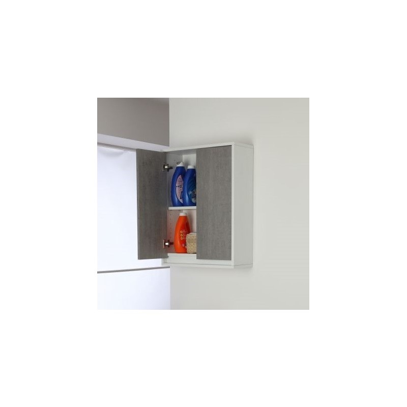 Pensile da Bagno Cemento 60x24x h80 cm