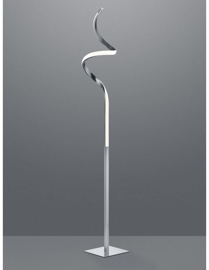 Piantana Led Touch Dimmerabile Course H145 cm Nichel Trio Lighting