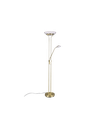 Piantana Led con Doppia Accensione Spot da Lettura Orson Ottone Trio Lighting